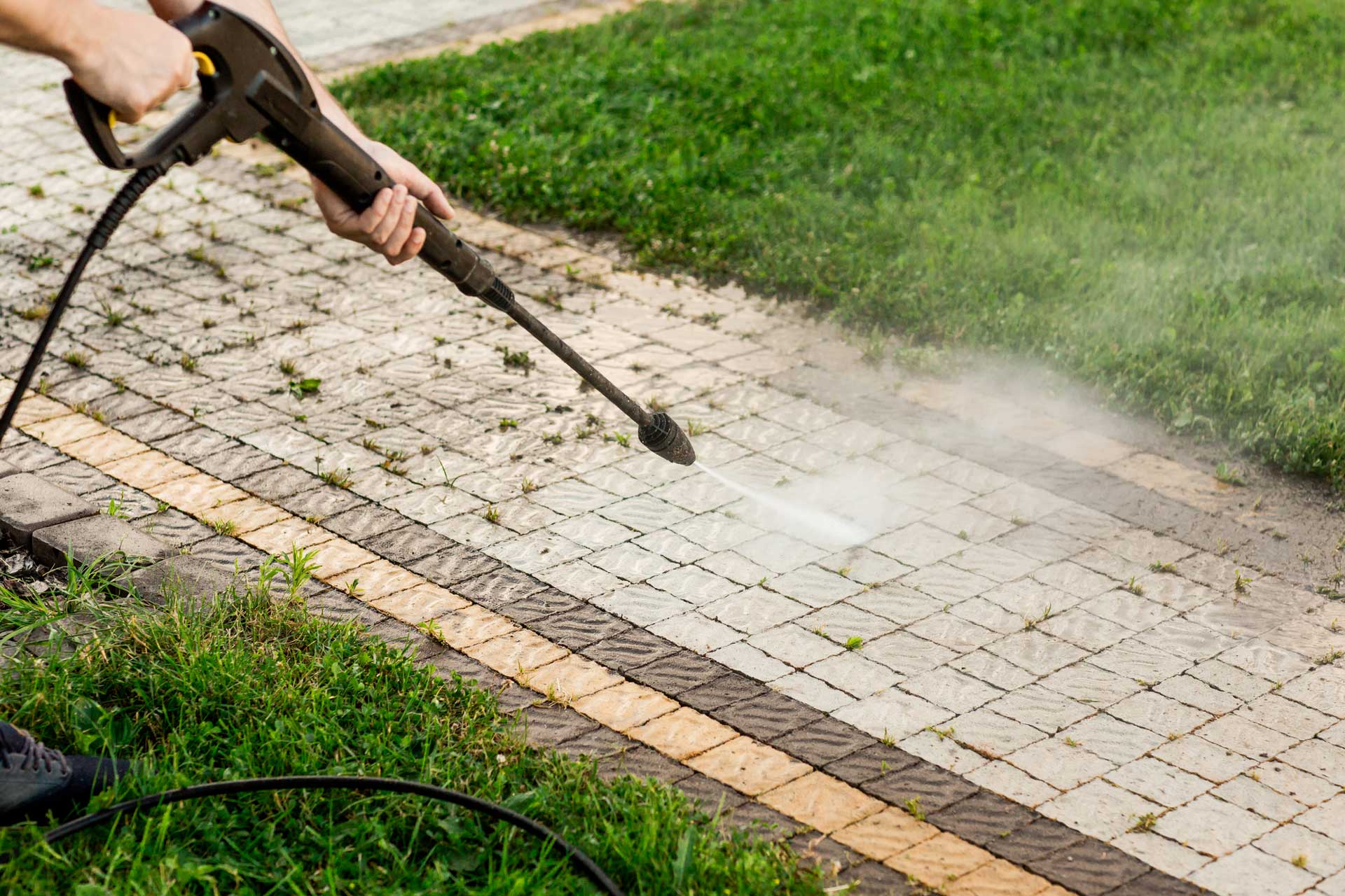 Cleaning-walkway